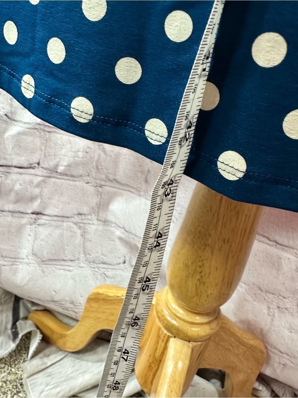 J. Jill Polka Dot Midi Dress Tie Waist women S a-line retro classic minimalist - Picture 5 of 8